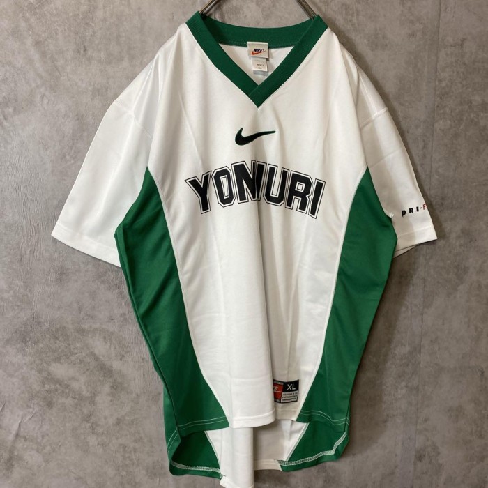 NIKE -YOMIURI- back logo game shirt size XL 配送A ナイキ　読売　ヨミウリ　ゲームシャツ | Vintage.City 古着屋、古着コーデ情報を発信