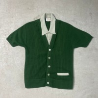60~70年代 VIVALDI フェイクレイヤード 半袖ニットシャツ ポロシャツ レディースXS相当 | Vintage.City 古着屋、古着コーデ情報を発信