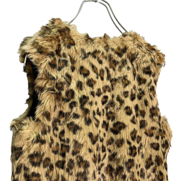 90-00s CHEROKEE fake fur leopard vest | Vintage.City 古着屋、古着コーデ情報を発信