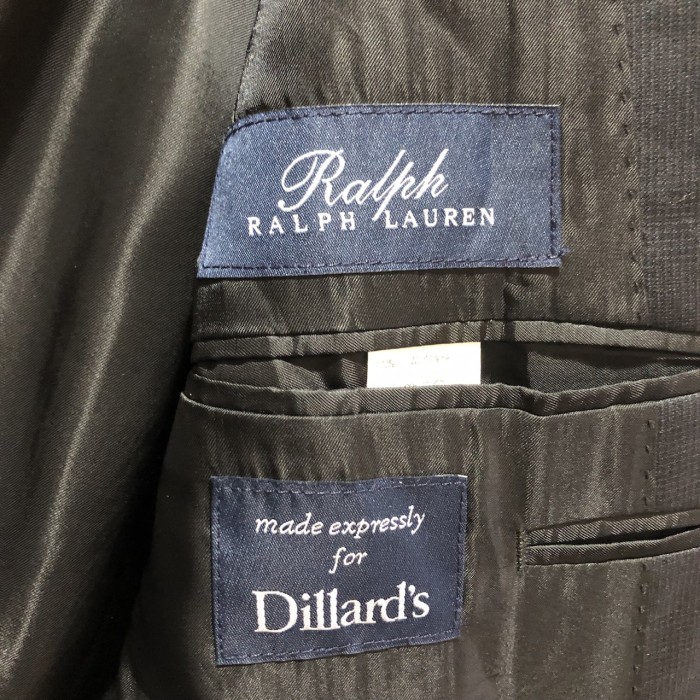 Ralph RALPH LAUREN ウール テーラードジャケット ブラック　40R | Vintage.City 古着屋、古着コーデ情報を発信