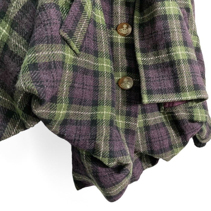 Vivienne Westwood Red Label stall dolman check jacket | Vintage.City 古着屋、古着コーデ情報を発信