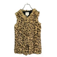 90-00s CHEROKEE fake fur leopard vest | Vintage.City 古着屋、古着コーデ情報を発信