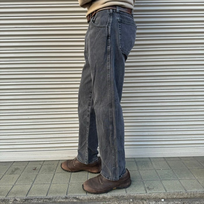 後染め 90s Rustler Wrangler ラスラー ラングラー デニムパンツ Black Denim Pants 80s ヴィンテージ ブラックデニム 黒 W35 L30 88cm | Vintage.City 古着屋、古着コーデ情報を発信