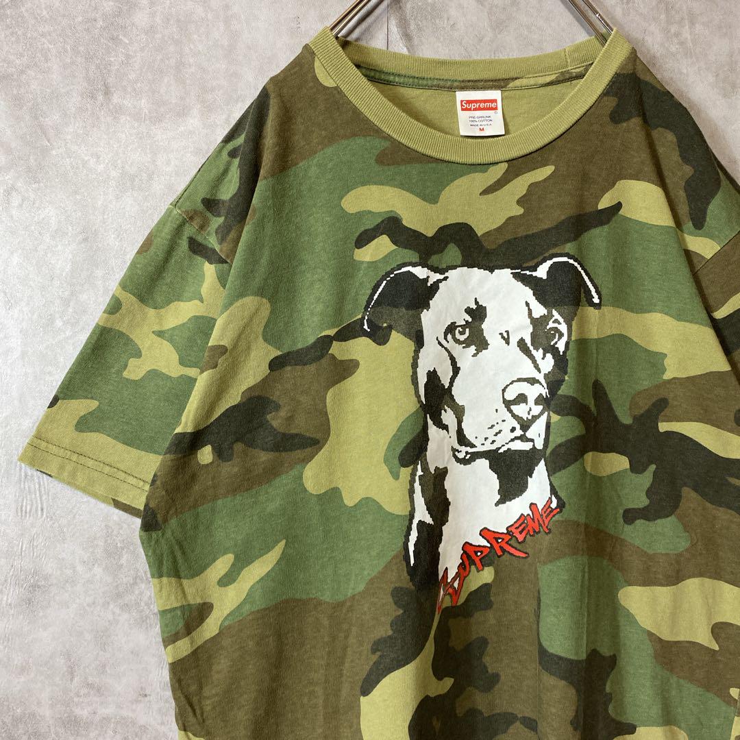 supreme camo dog print T-shirt size M 配送A シュプリーム
