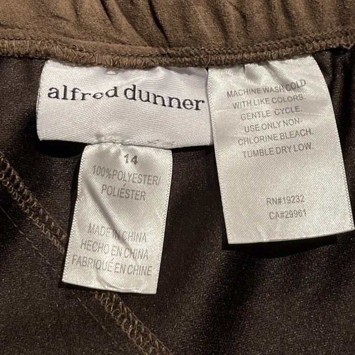 alfred dunner アルフレッドダナー　フェイクスエード　スカート　C786 バイアス切替 | Vintage.City 古着屋、古着コーデ情報を発信