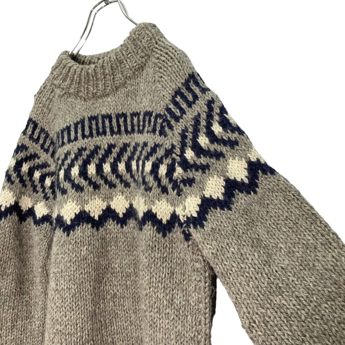 80-90s Euro vintage Nordic hand knit sweater | Vintage.City 古着屋、古着コーデ情報を発信