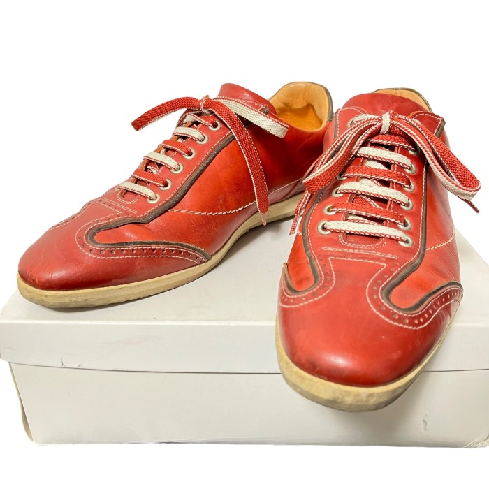 LOBB'S/レザー/スニーカー/イタリア製/ブラウン/本革/MADE IN Italy/ローファー/靴 | Vintage.City 빈티지숍, 빈티지 코디 정보