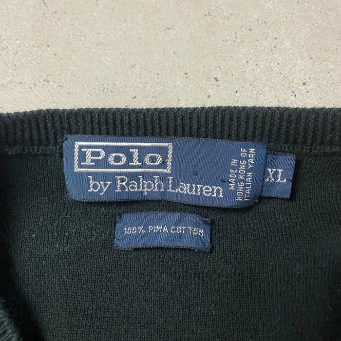 Polo by Ralph Lauren ポロバイラルフローレン ピマコットンニットベスト メンズXL | Vintage.City 古着屋、古着コーデ情報を発信