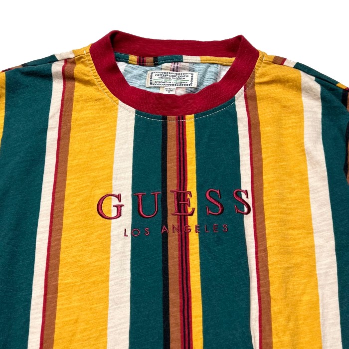 GUESS ラスタカラー デザインL/S Tee | Vintage.City 古着屋、古着コーデ情報を発信