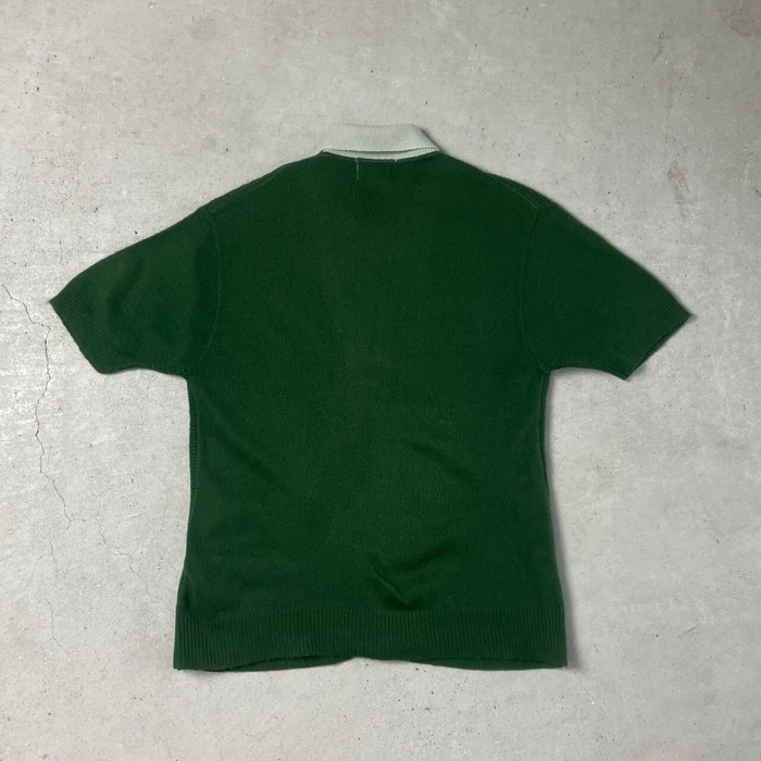 60~70年代 VIVALDI フェイクレイヤード 半袖ニットシャツ ポロシャツ レディースXS相当 | Vintage.City 빈티지숍, 빈티지 코디 정보
