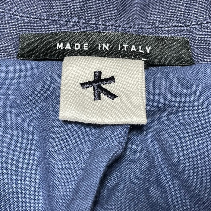 MADE IN ITALY製 ADAM KIMMEL コットンリネンテーラードジャケット ネイビー XSサイズ | Vintage.City 古着屋、古着コーデ情報を発信