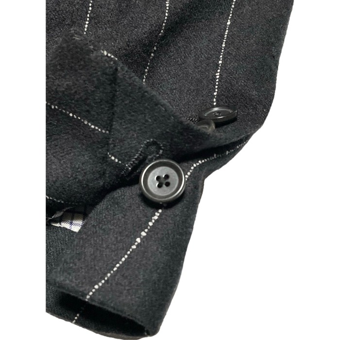 CARLO BARBERA生地 TOMORROWLAND ウールテーラードジャケット ブラック 46サイズ | Vintage.City 빈티지숍, 빈티지 코디 정보