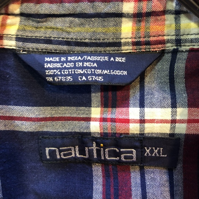 nautica 90s オールド ロゴ刺繍 ビッグサイズ XXL 長袖シャツ | Vintage.City 빈티지숍, 빈티지 코디 정보