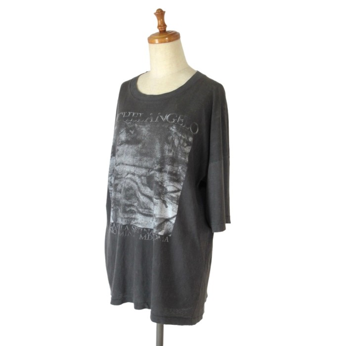 90s ミケランジェロ “アダムの肖像”プリントTシャツ | Vintage.City 古着屋、古着コーデ情報を発信