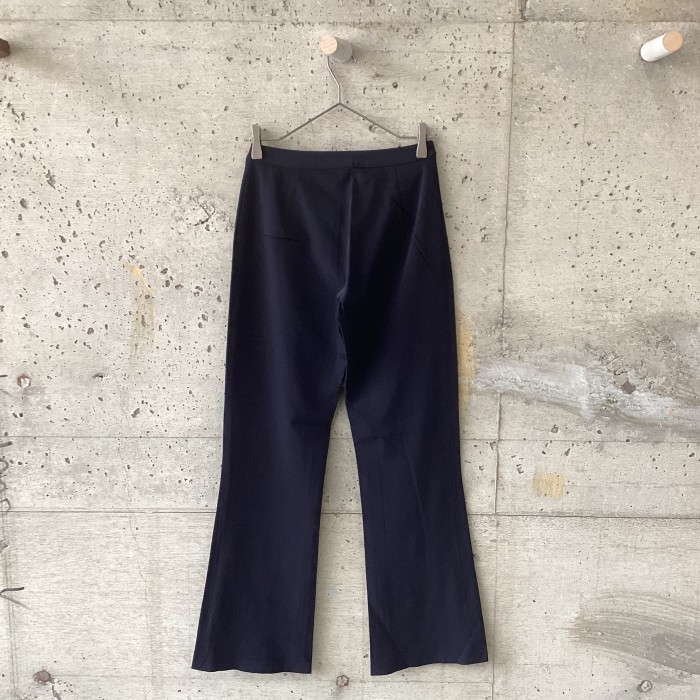 black flared stretch pants | Vintage.City 古着屋、古着コーデ情報を発信