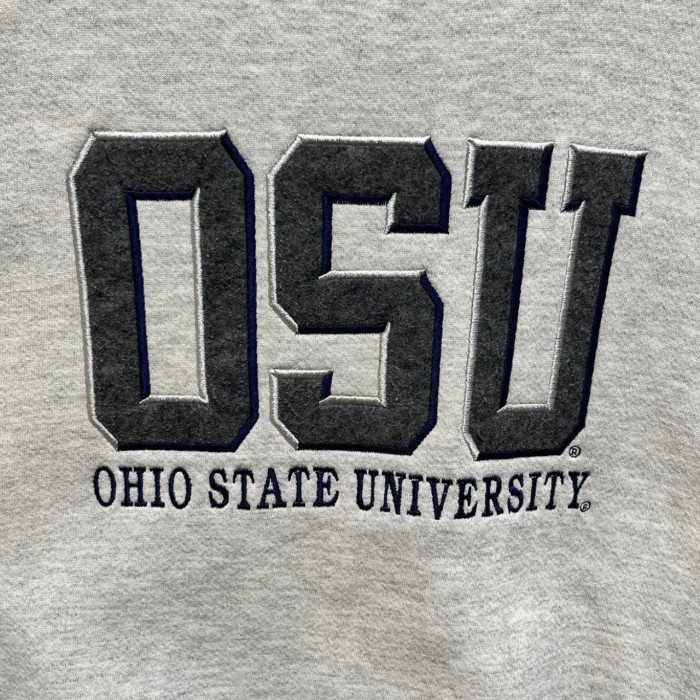 90’s “OHIO STATE UNIVERSITY” College Embroidery Sweat Shirt 「Made in USA」 | Vintage.City 빈티지숍, 빈티지 코디 정보