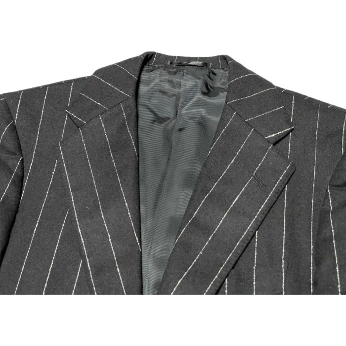 CARLO BARBERA生地 TOMORROWLAND ウールテーラードジャケット ブラック 46サイズ | Vintage.City 빈티지숍, 빈티지 코디 정보