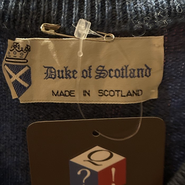 Duke of Scotland スコットランド製　Vネック ニットベスト　C774 デュークオブスコットランド | Vintage.City 빈티지숍, 빈티지 코디 정보