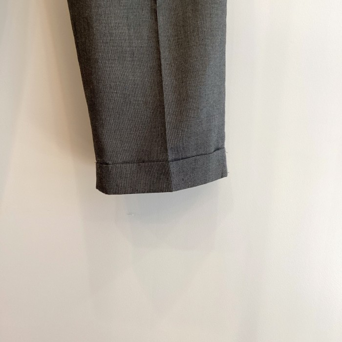 【PERRY ELLIS】TWO TUCK CHECK TROUSERS W32×L30(実寸W32×L29) | Vintage.City 古着屋、古着コーデ情報を発信
