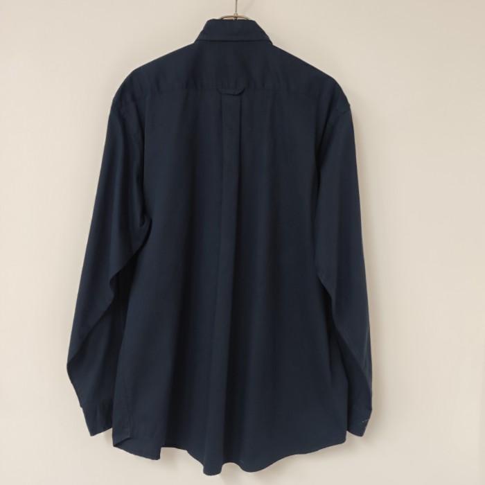 アメリカワークシャツ 日本企業ロゴ刺繍 丸に十文字 ブラック Lサイズ | Vintage.City 古着屋、古着コーデ情報を発信