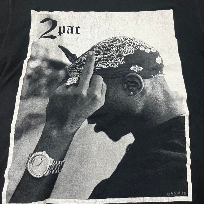 00's 2pac  Printed T-Shirts 2000年代 プリントTシャツ hiphop アーティストTシャツ ラッパー Mike Miller フォトTee t-245 | Vintage.City 古着屋、古着コーデ情報を発信