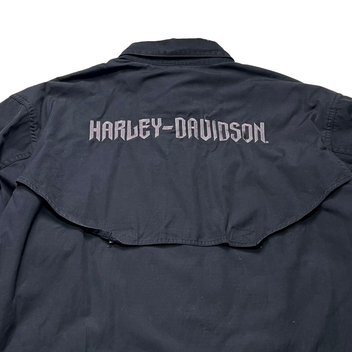 Harley Davidson ギミックデザイン シャツジャケット | Vintage.City 古着屋、古着コーデ情報を発信