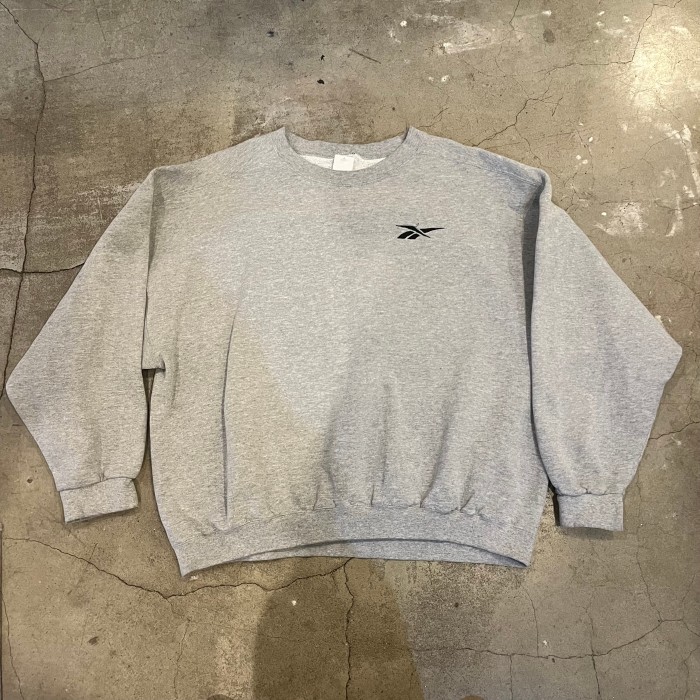 Reebok embroidery one point sweat | Vintage.City 古着屋、古着コーデ情報を発信