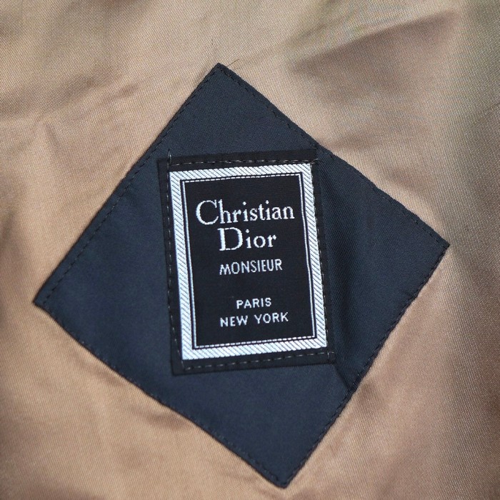 Christian Dior / クリスチャンディオール バルマカーンコート / ステンカラーコート 1990年代製 / 取り外し可能な千鳥格子柄ウールライナー付き / 肩パッドなし Lサイズ相当 | Vintage.City 古着屋、古着コーデ情報を発信