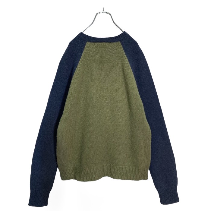 90s Polo Jeans Co. RL bi-color knit sweater | Vintage.City 빈티지숍, 빈티지 코디 정보