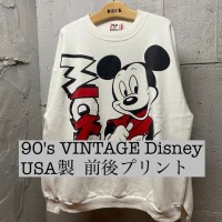 90s Vintage　USA製  Disney　Mickey　両面プリント　トレーナー　スウェット　アメカジ　SWM002 | Vintage.City Vintage Shops, Vintage Fashion Trends