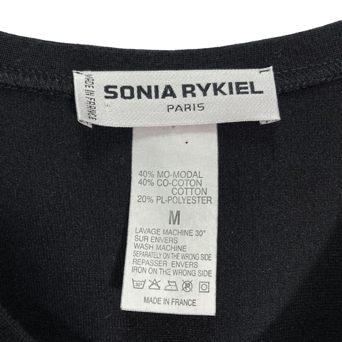 90s SONIA RYKIEL PARIS black velours dress | Vintage.City 古着屋、古着コーデ情報を発信