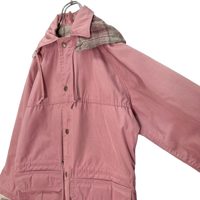 80-90s woolrich hooded pink nylon jacket | Vintage.City 古着屋、古着コーデ情報を発信