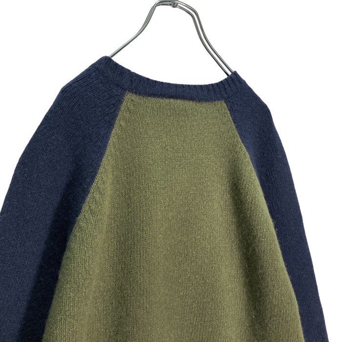 90s Polo Jeans Co. RL bi-color knit sweater | Vintage.City 古着屋、古着コーデ情報を発信