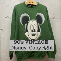 90s Vintage　Disney　Mickey プリント トレーナー　コピーライト有り　スウェット　アメカジ  SWM001 | Vintage.City 古着屋、古着コーデ情報を発信