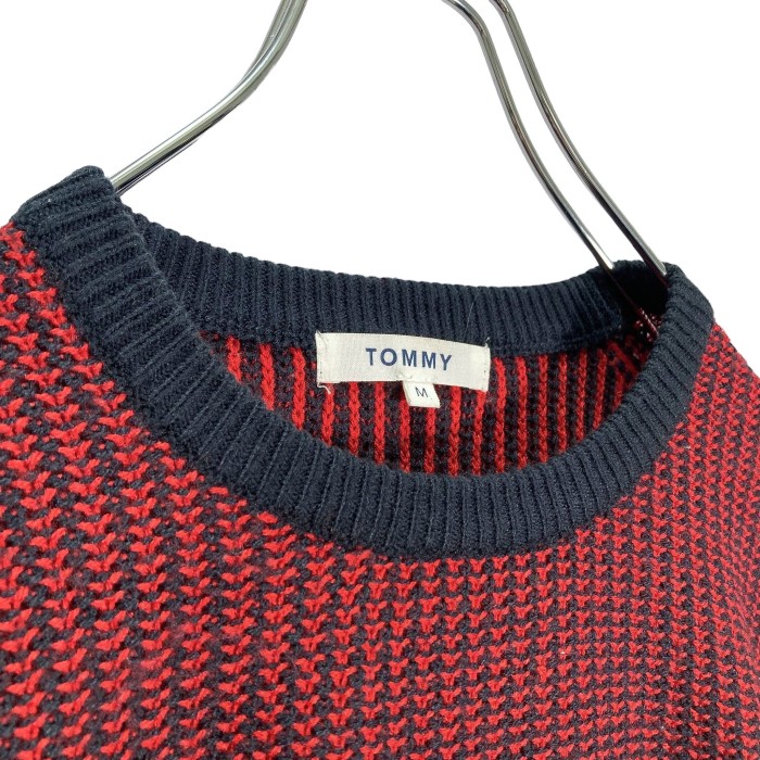 TOMMY HILFIGER 00s L/S design knit sew | Vintage.City 빈티지숍, 빈티지 코디 정보