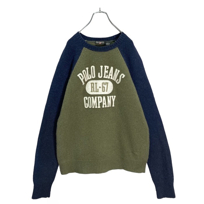 90s Polo Jeans Co. RL bi-color knit sweater | Vintage.City Vintage Shops, Vintage Fashion Trends