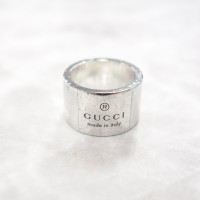 GUCCI グッチ ロゴ リング　silver925 イタリア製 11号 #13 | Vintage.City 古着屋、古着コーデ情報を発信