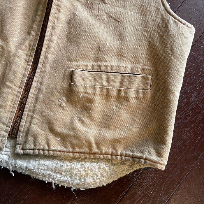 80~90's Carhartt Boa Vest カーハート ダック 裏ボアベスト | Vintage.City 古着屋、古着コーデ情報を発信