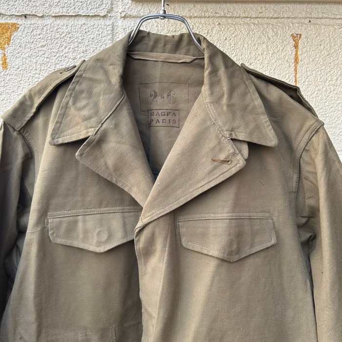 50's French Military M-47 Field Jacket Early Type Size26 紙タグ付き フランス軍m-47ジャケット前期【DEADSTOCK】 | Vintage.City 古着屋、古着コーデ情報を発信