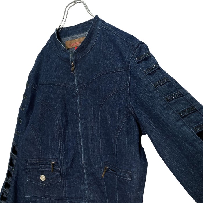 90s Lazer Jeans sleeve design denim jacket | Vintage.City Vintage Shops, Vintage Fashion Trends