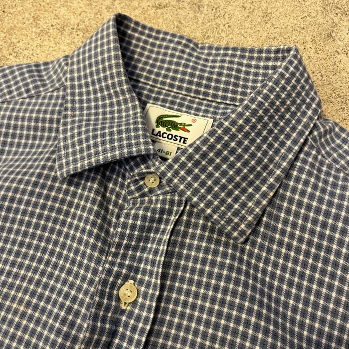 LACOSTE Check Shirt/ラコステ　チェック　シャツ | Vintage.City 古着屋、古着コーデ情報を発信