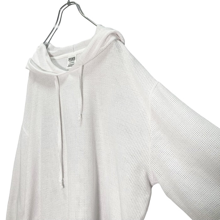 PINK 00s White mesh design hoodie | Vintage.City Vintage Shops, Vintage Fashion Trends