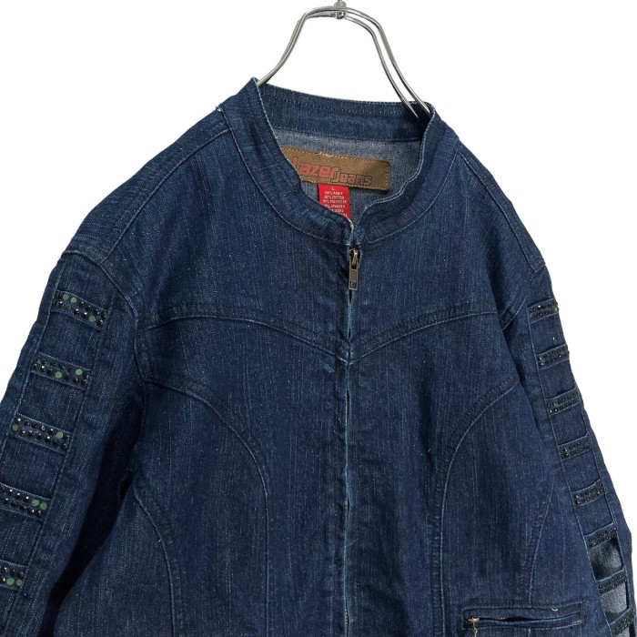 90s Lazer Jeans sleeve design denim jacket | Vintage.City Vintage Shops, Vintage Fashion Trends