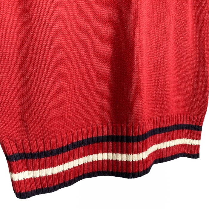 90s TOMMY HILFIGER Acrylic/Cotton design knit vest | Vintage.City 빈티지숍, 빈티지 코디 정보