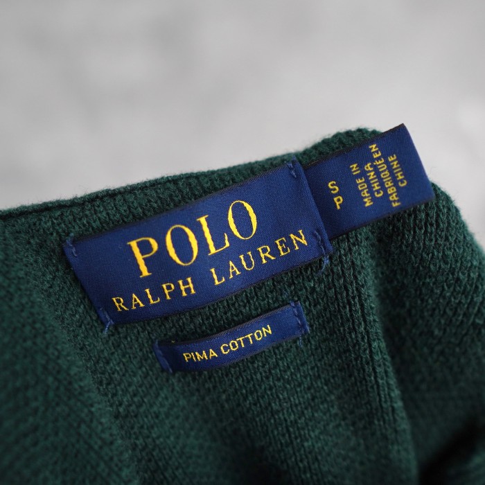 POLO RALPH LAUREN / ポロラルフローレン ニット / セーター ロゴ刺繍 / ハイネック / ハーフジップ Sサイズ相当 | Vintage.City 古着屋、古着コーデ情報を発信