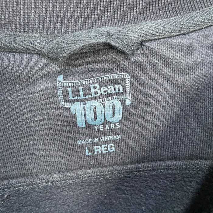 L.L.Bean 100YEARS ビッグロゴスウェット 刺繍ロゴ ネイビー L | Vintage.City 古着屋、古着コーデ情報を発信