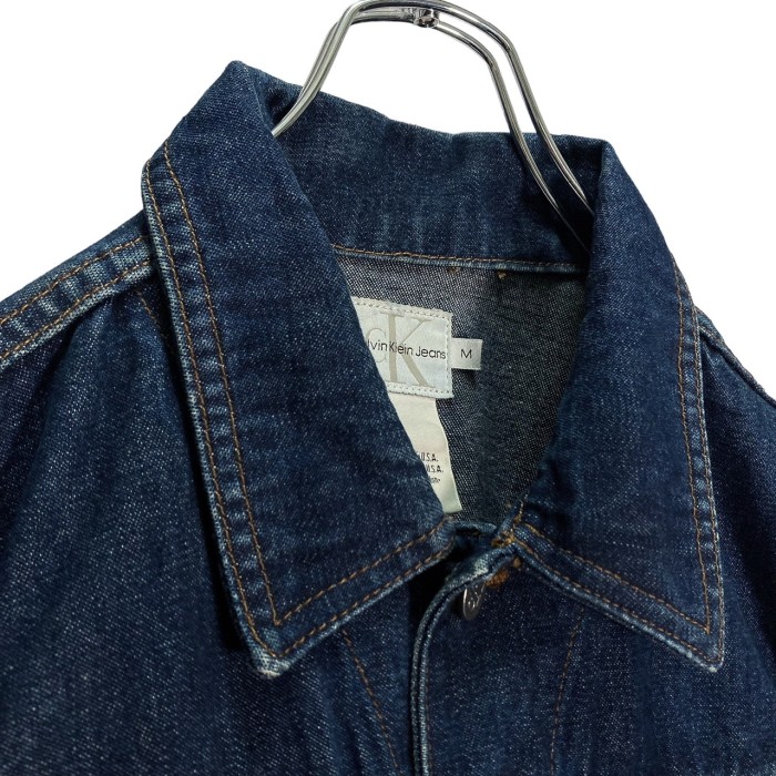 90s Calvin Klein Jeans design denim tracker jacket | Vintage.City Vintage Shops, Vintage Fashion Trends