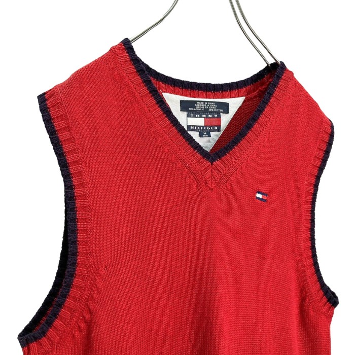 90s TOMMY HILFIGER Acrylic/Cotton design knit vest | Vintage.City Vintage Shops, Vintage Fashion Trends