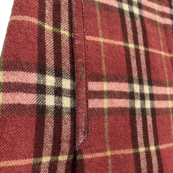 90s BURBERRY BLUE LABEL wool check skirt | Vintage.City 古着屋、古着コーデ情報を発信
