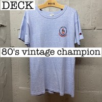 【5月29日まで購入可能】80年代　チャンピオン　トリコタグ　霜降り　ブルー　刺繍　Tシャツ　US M  TS188 | Vintage.City 古着屋、古着コーデ情報を発信